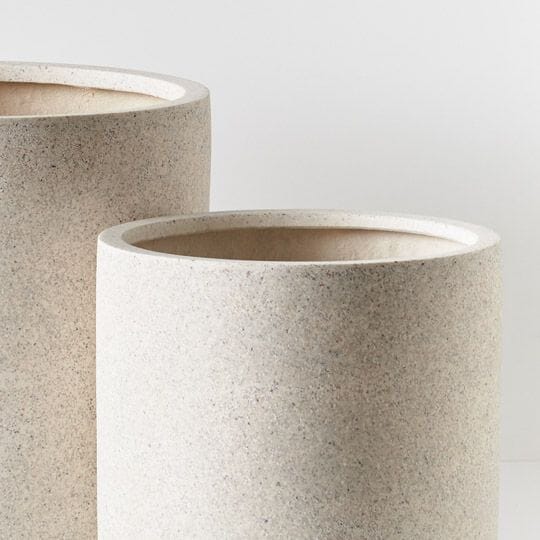 Isadora Pot in White Terrazzo 50cm