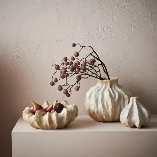 Decorative Faux Fig in Burgundy 9cm