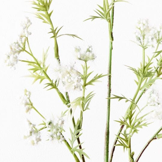 Berry Flowering Artificial Spray in White 68cm