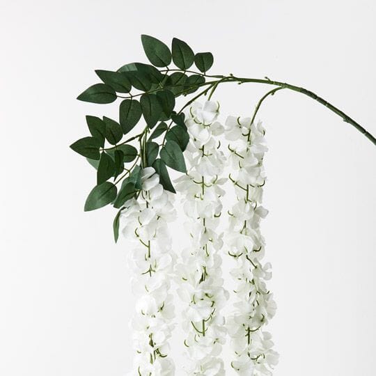 Wisteria Spray in White 200cm