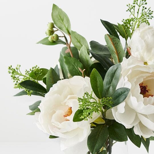 Peony Artificial Mix in Vase 36cm
