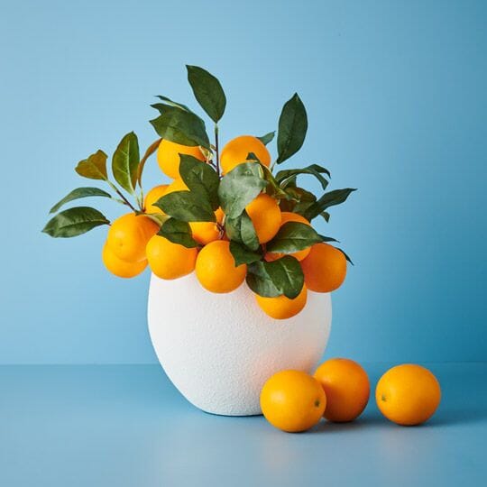 Syros Ceramic Pot or Vase in White