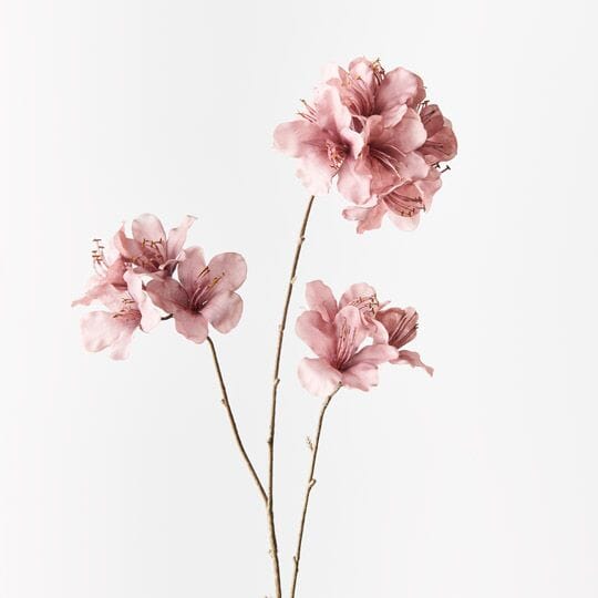 Azalea Artificial Spray in Dusty Pink 86cm