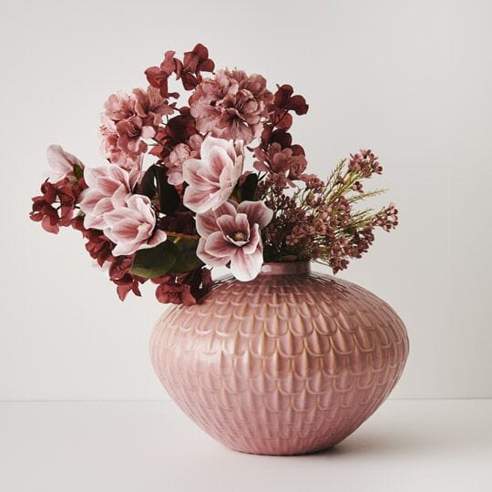 Azalea Artificial Spray in Dusty Pink 86cm