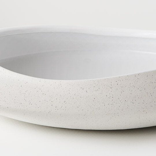 Katia Stoneware Serving Bowl in Matte White 37cm