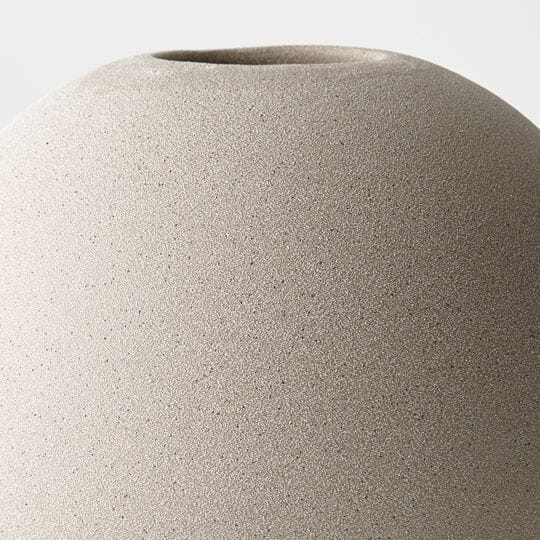 Katia Stoneware Ball Vase in Grey 21.5cm