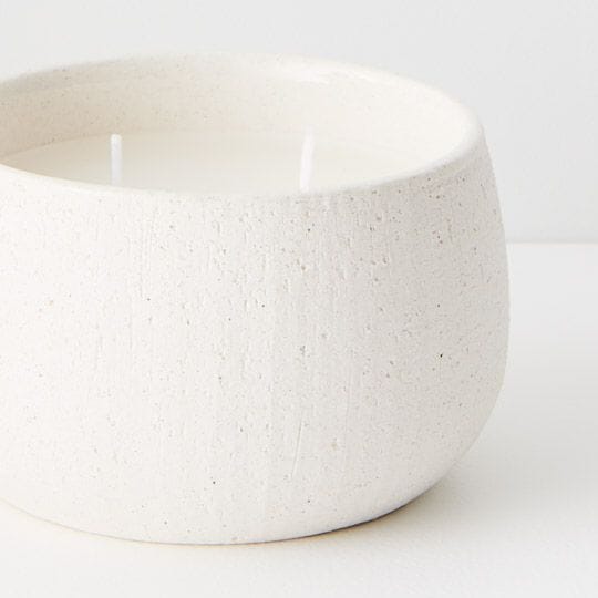 Gisele Bergamot Candle in White Stone 12.5cm