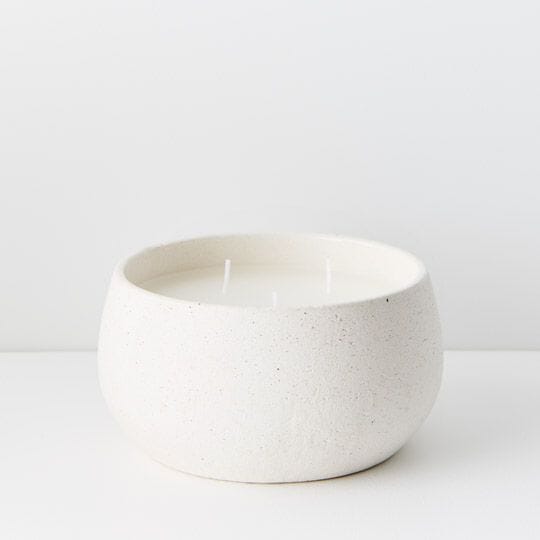 Gisele Bergamot Candle in White Stone 16.5cm