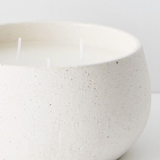 Gisele Bergamot Candle in White Stone 16.5cm