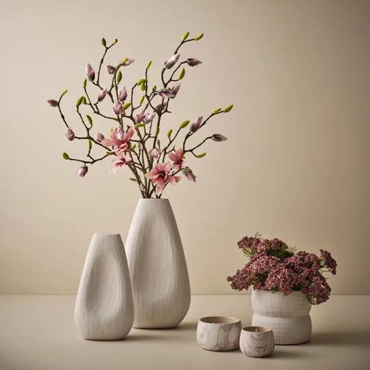 Ophelia Stoneware Candle in Boysenberry Swirl 12.5cm
