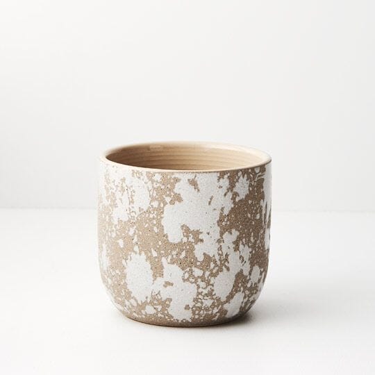 Milos Ceramic Plant Pot in Sand