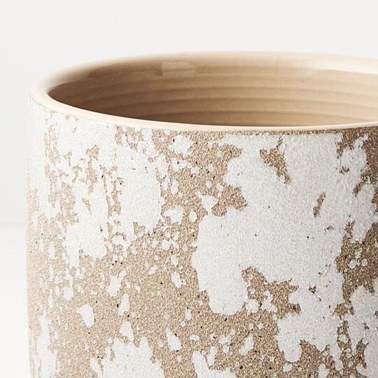 Milos Ceramic Plant Pot in Sand
