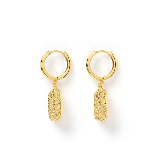 Arms of Eve - Mendoza Gold Huggie Earrings