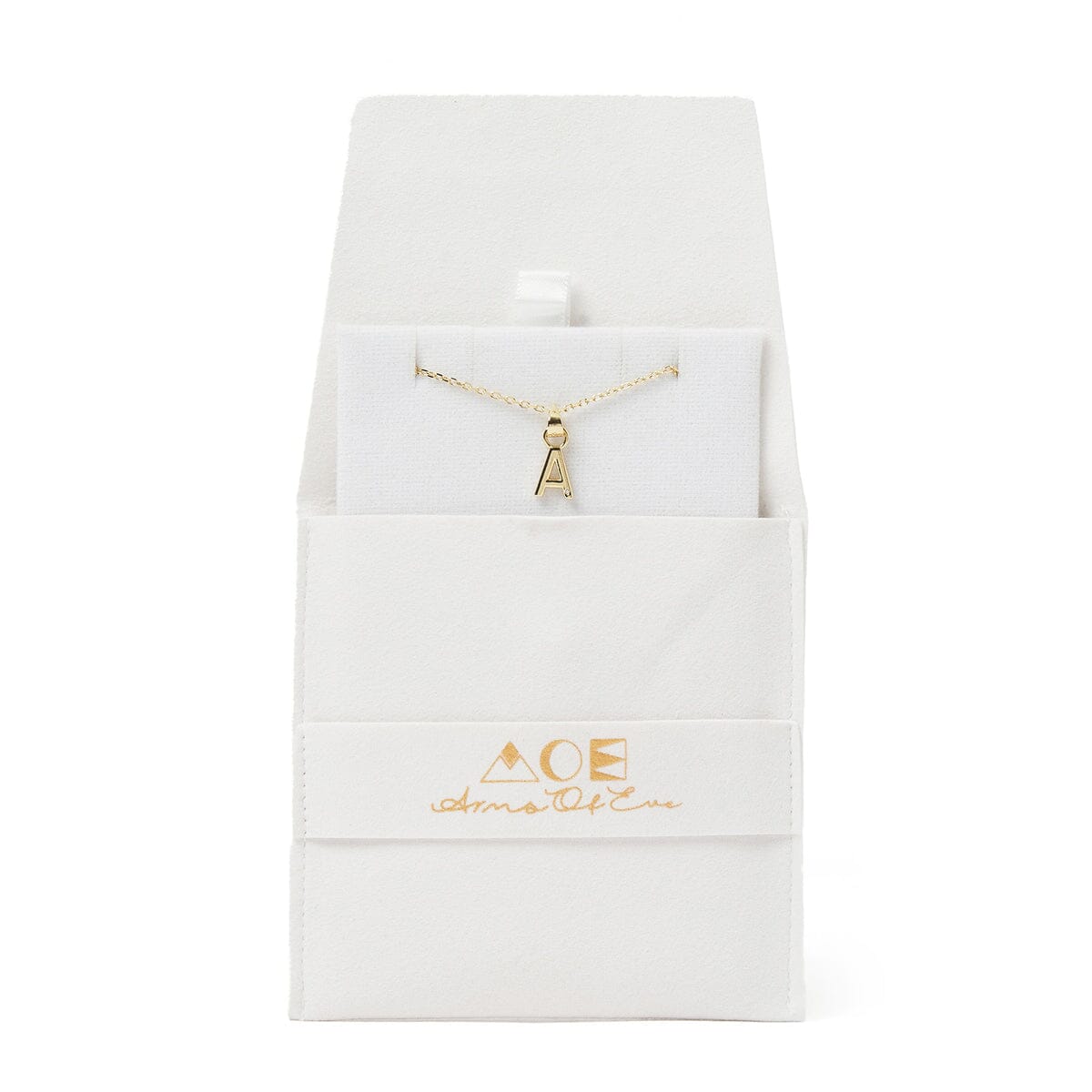 Arms of Eve - Letter D Silver Charm Necklace