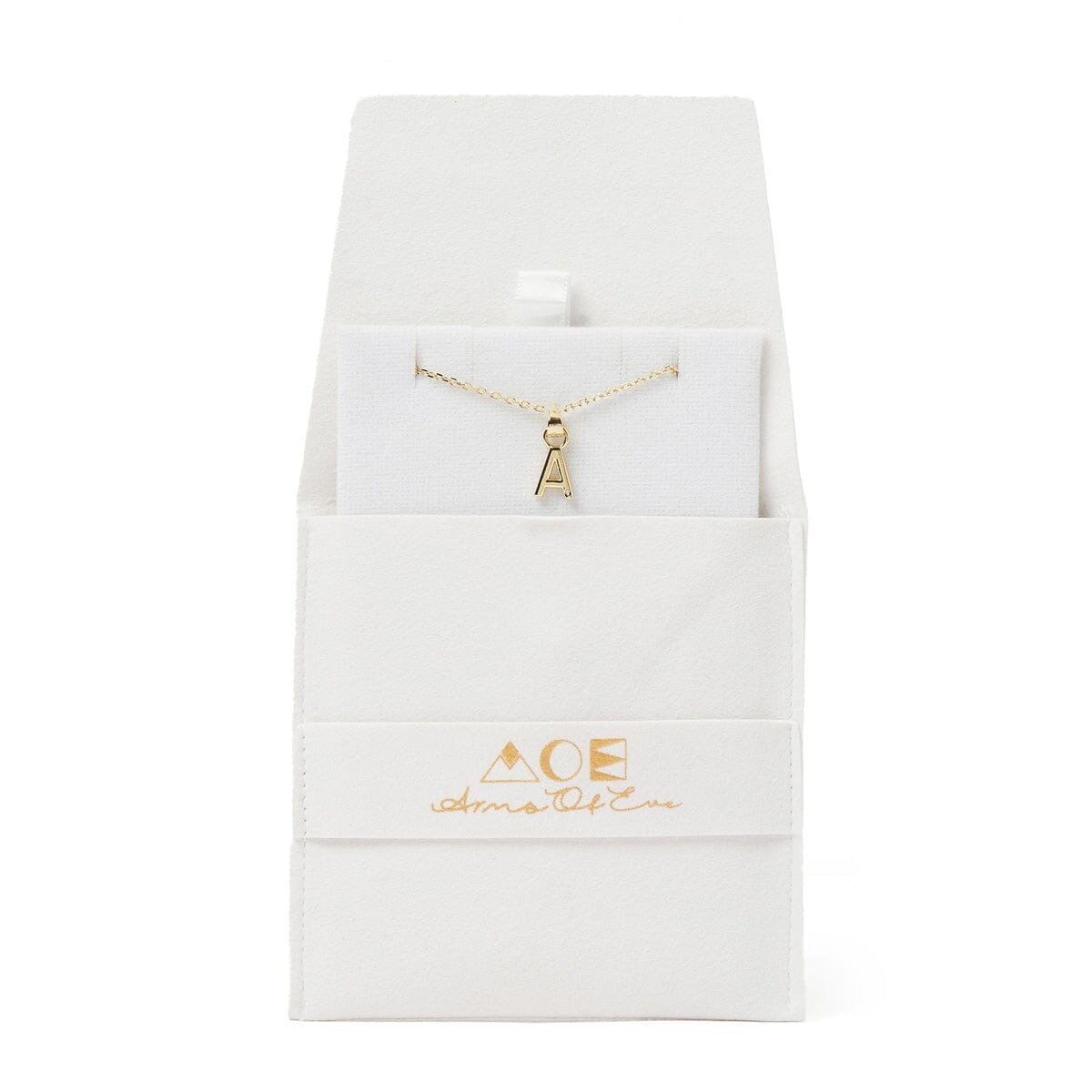 Arms of Eve - Letter N Silver Charm Necklace