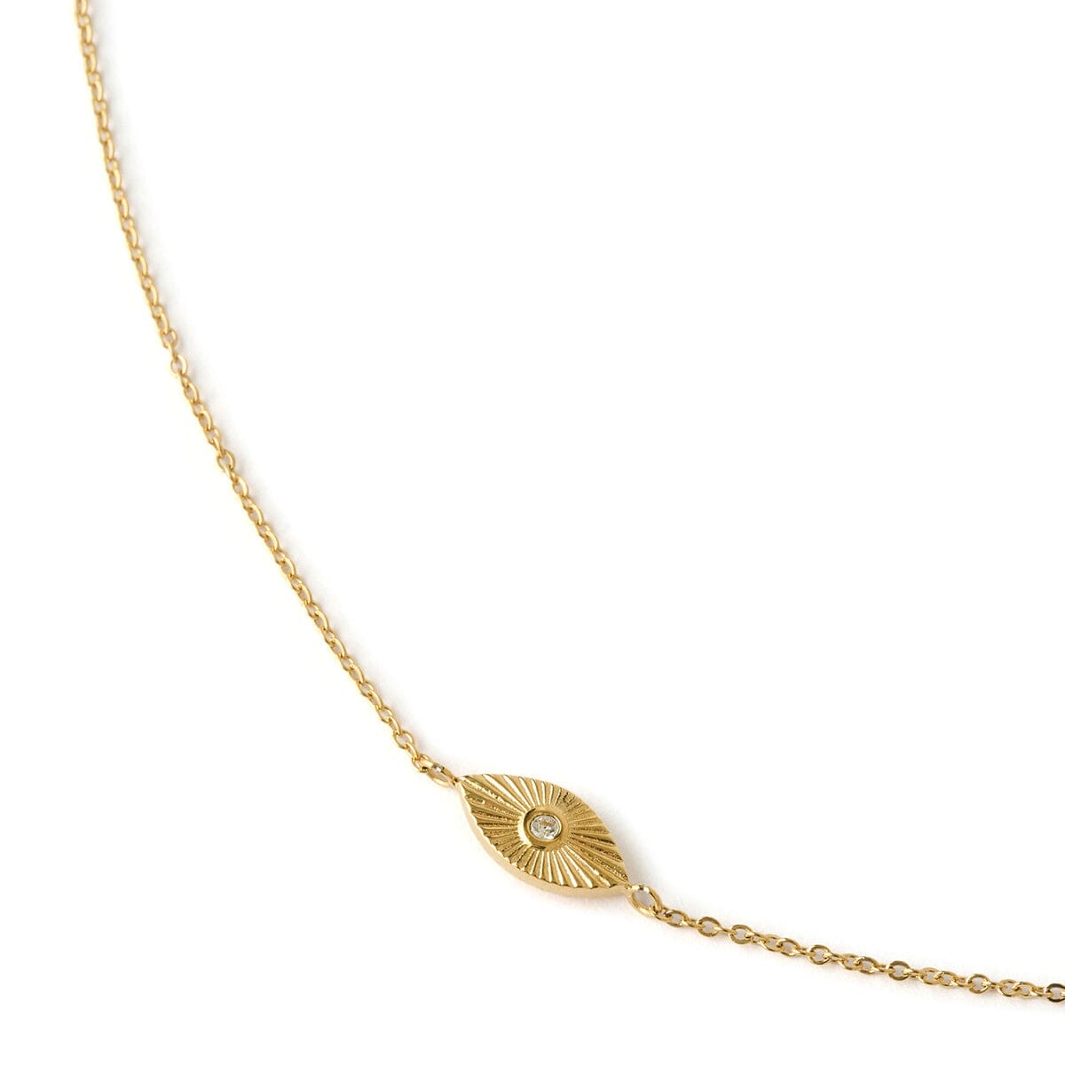 Arms of Eve - Evil Eye Gold Necklace