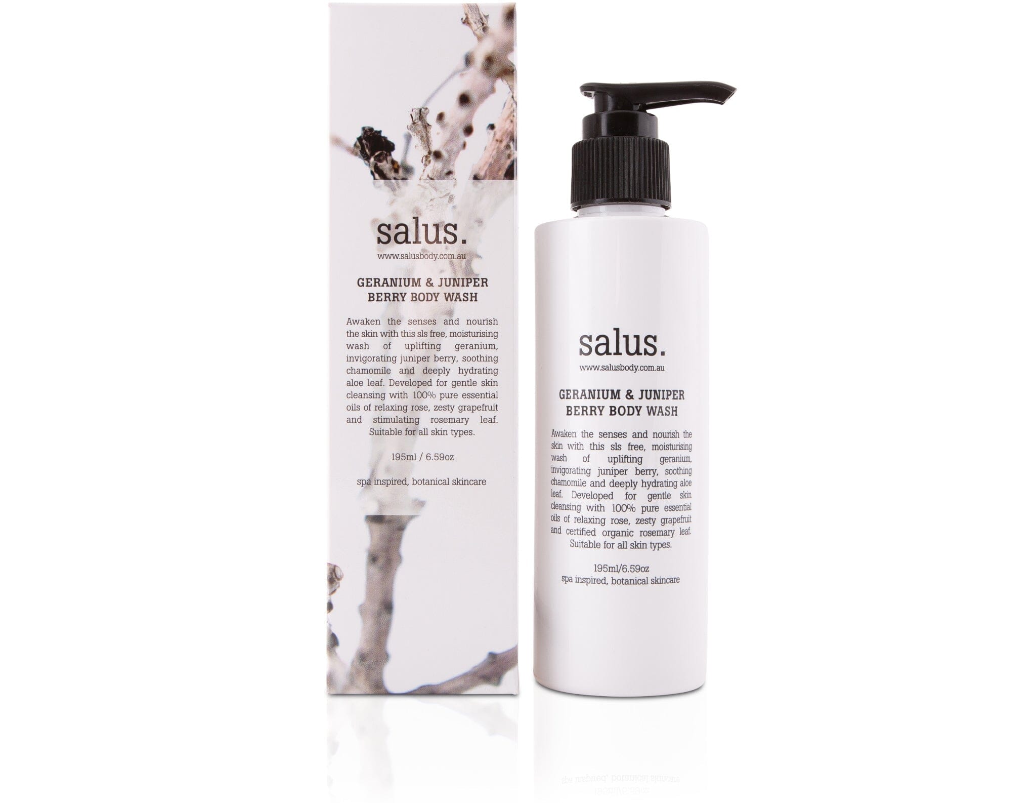 Salus Geranium & Juniper Berry Body Wash 195ml