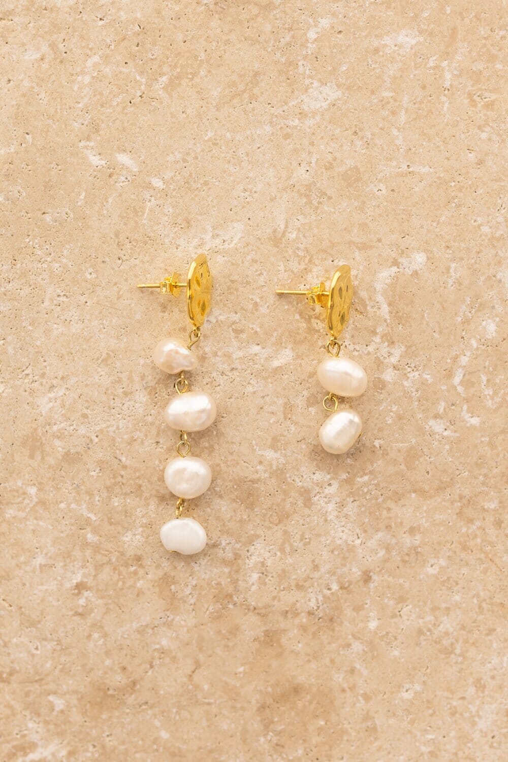 Indigo & Wolfe - Amara Gold + Pearl Earrings