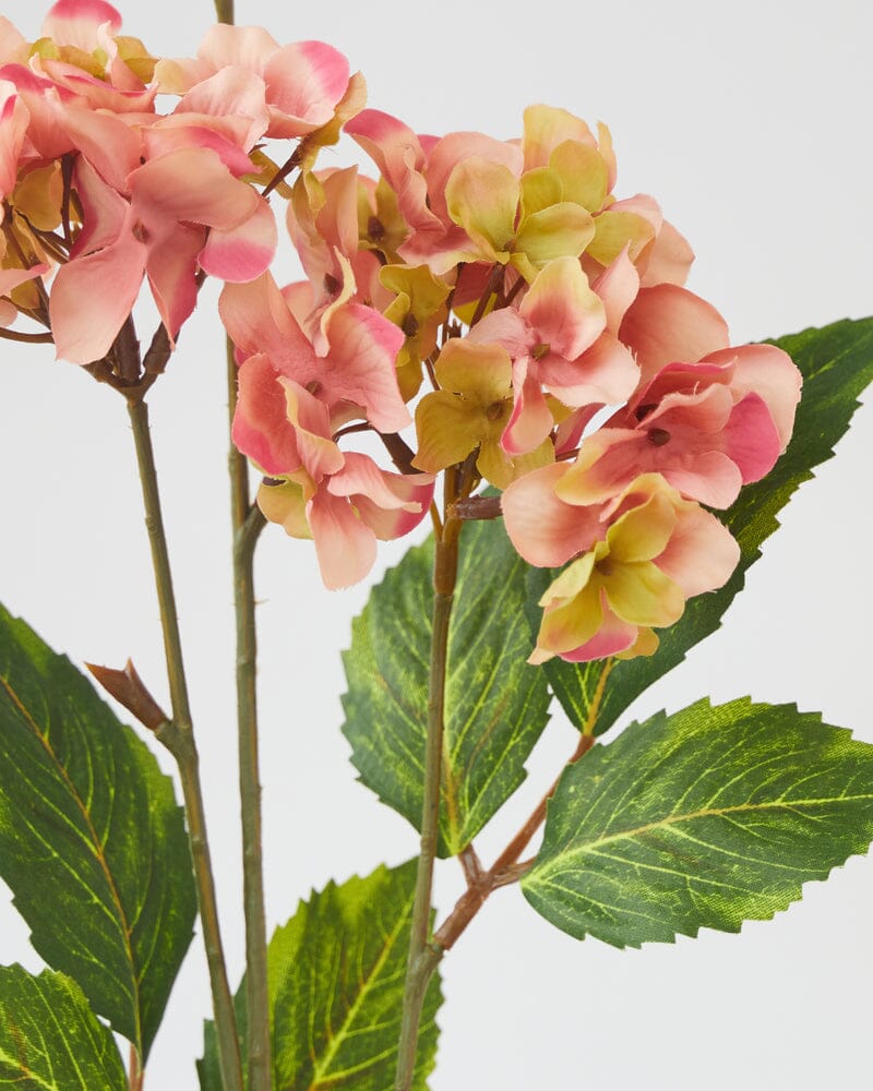 Hydrangea Faux Spray in Pink