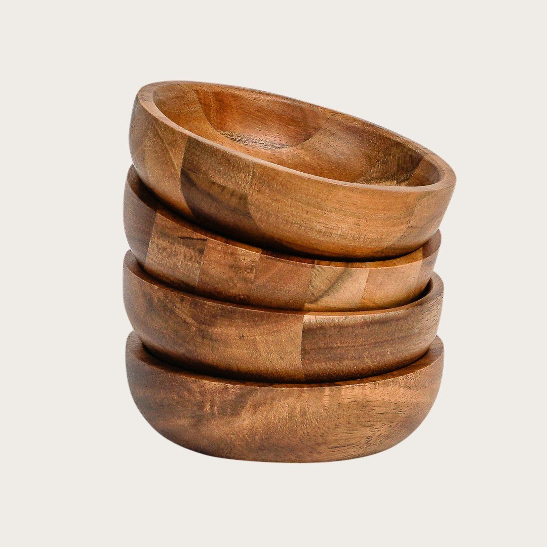 Amare Acacia Round Dip Bowl 10cm