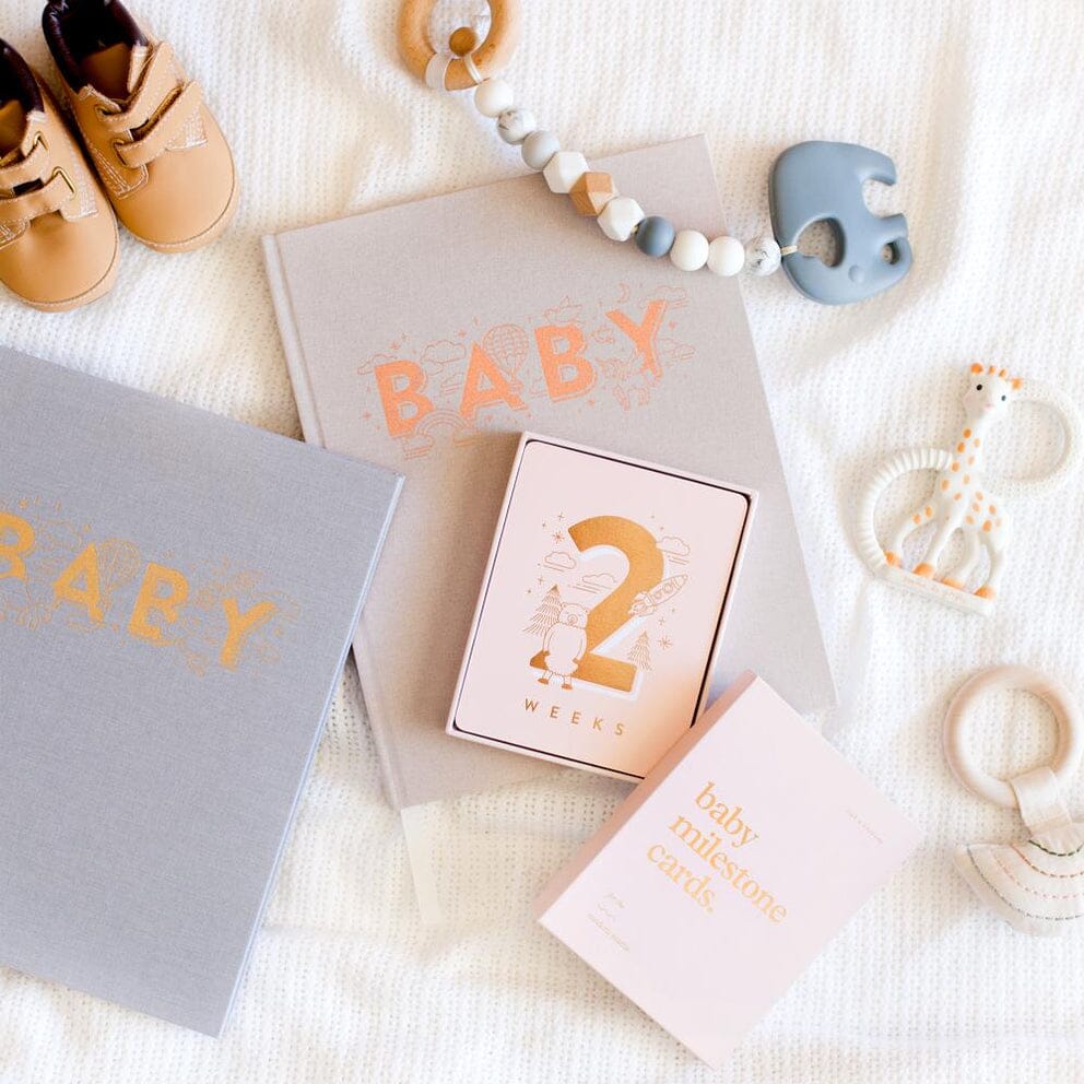 Fox & Fallow - Baby Milestone Cards in Cream
