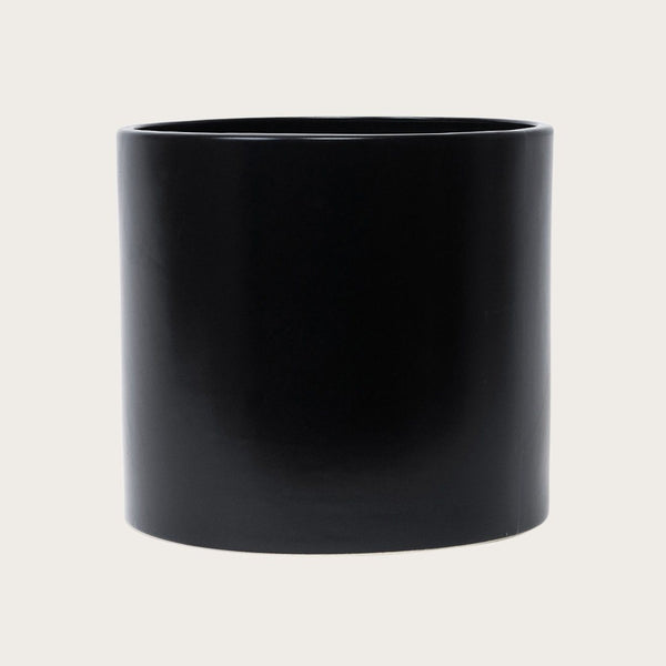 Sierra Ceramic Pot in Black - Large (Save 50%)
