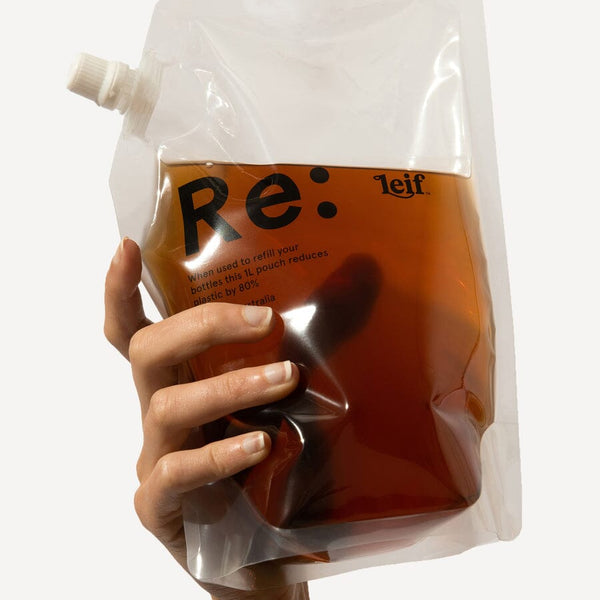 Leif Lemon Myrtle Body Cleanser 1L Refill Pouch (Save 12.5%)