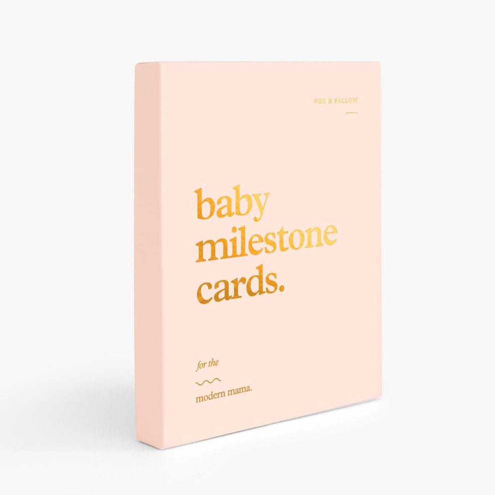 Fox & Fallow - Baby Milestone Cards in Cream