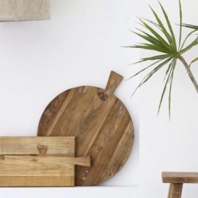 Juno Wood Serving + Cheese Board W/ Handle 50cm