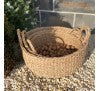 Zendaya Low Seagrass Basket w Handles (Small)