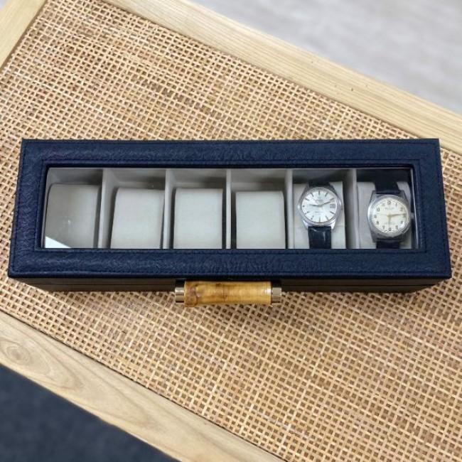 Newport Watch Box in Black