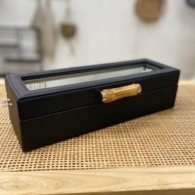 Newport Watch Box in Black