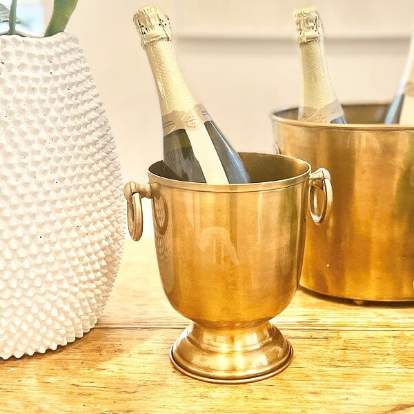Sorrento Ice Bucket in Antique Brass 20cm