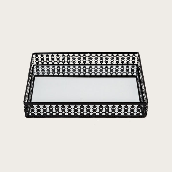 Yves Metal Serving Tray in Black (Save 50%)