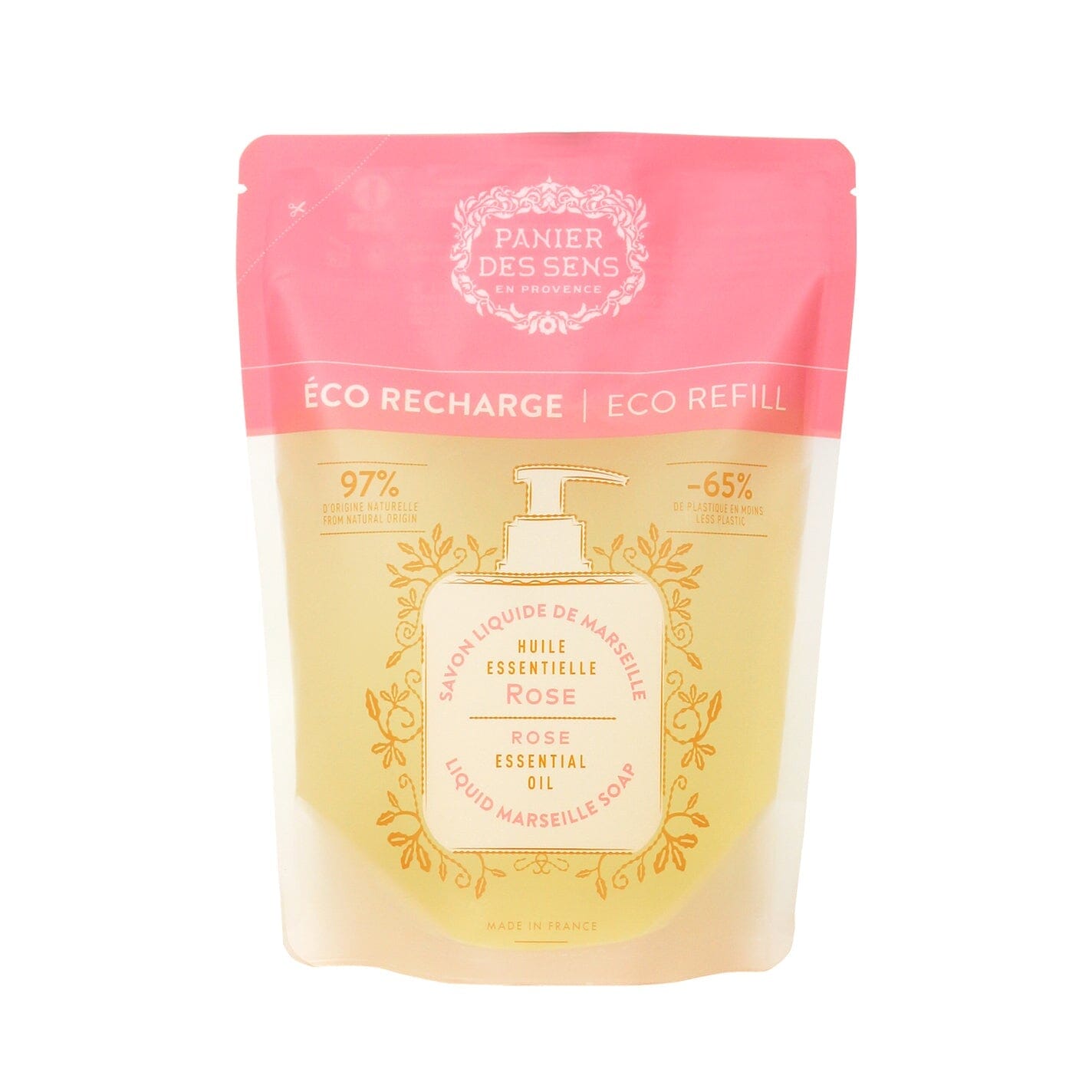 Panier des Sens Marseille Liquid Soap Eco Refill Rose
