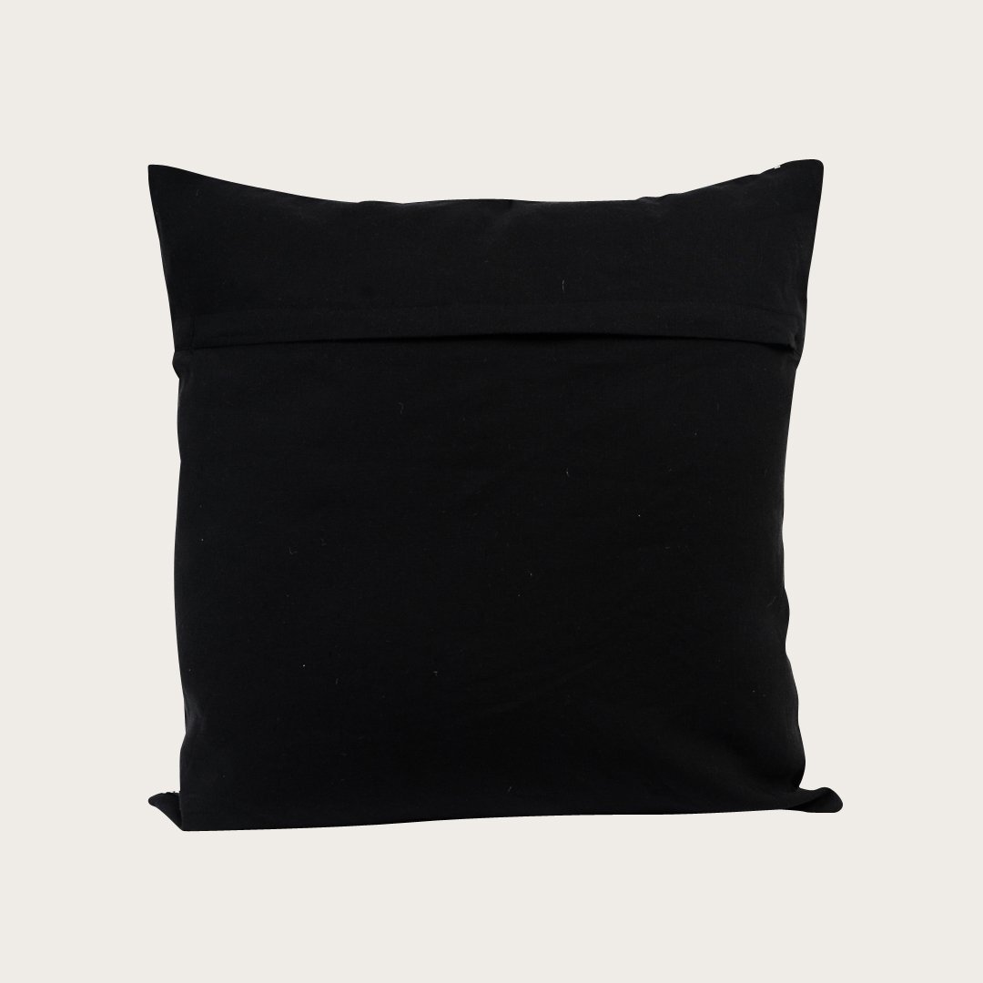 Trianon Cotton Cushion in Black - Buy 1 Get 1 Free Sale