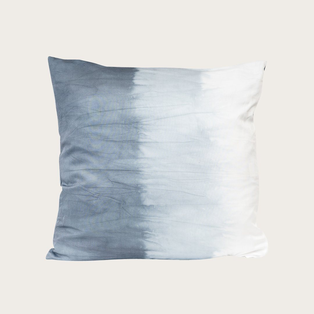Amer Dip Dye Cotton Cushion in Grey - Buy 1 Get 1 Free Sale