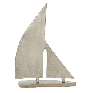 Sail Metal Sculpture in Silver