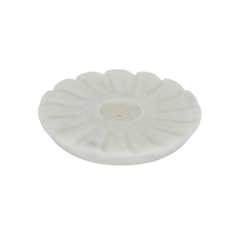 Ava Marble Incense Holder in White