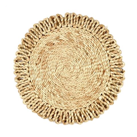 Carminia Round Jute Placemat in Natural