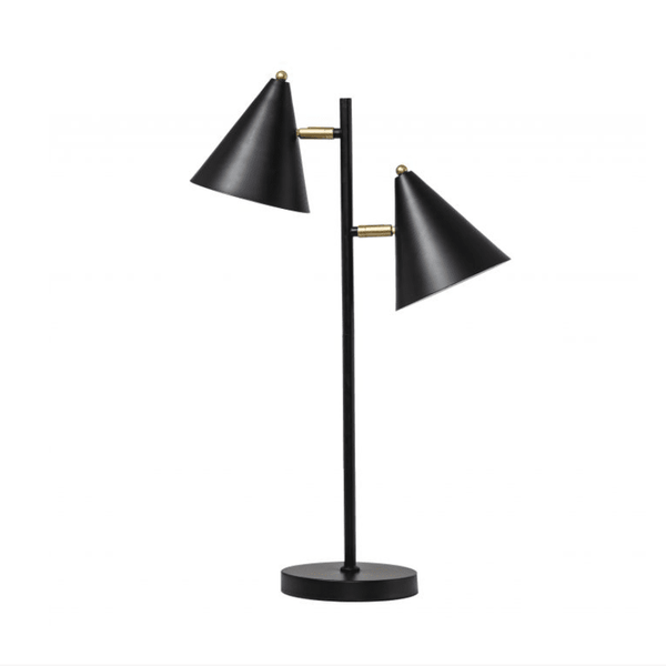 Monique Metal Table Lamp in Black