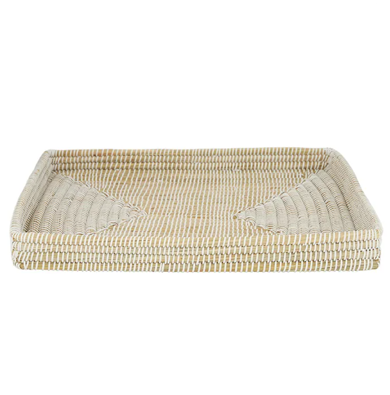 Zya Date Leaf Tray in Natural/White (Save 21%)