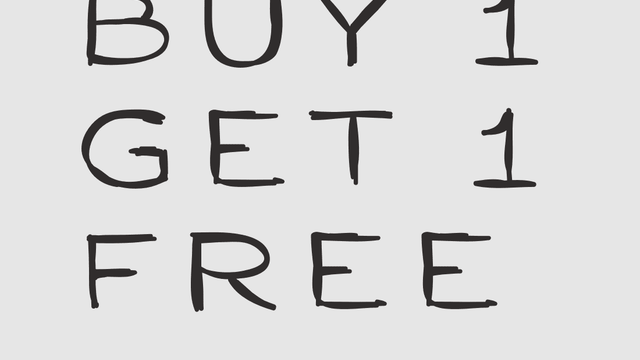 Buy 1 Get 1 FREE - SALE