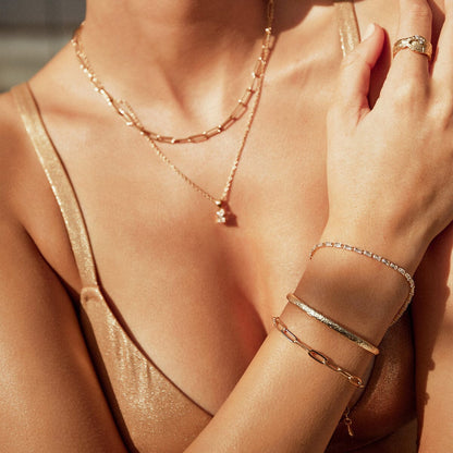 Arms of Eve - Anya Gold Ring - Clear Quartz