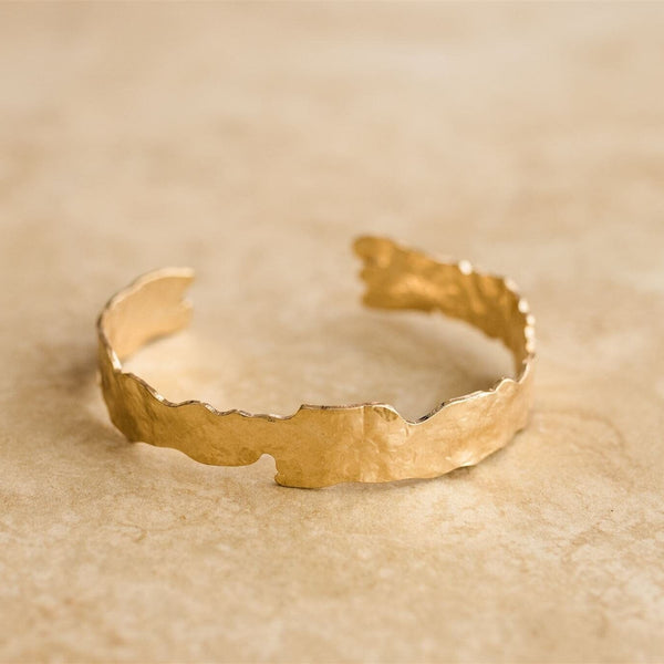 Indigo & Wolfe - Island Gold Cuff Bracelet