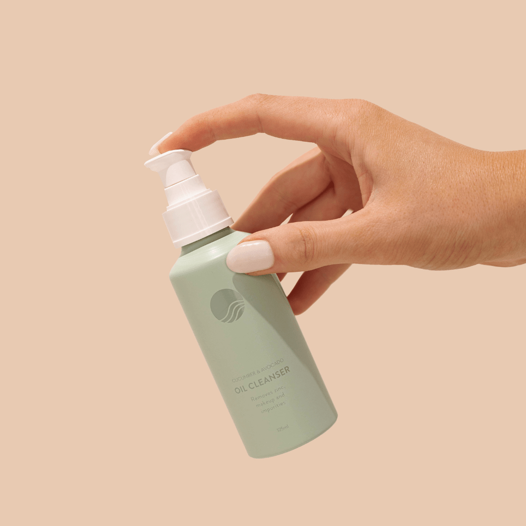 Cucumber &amp; Avocado Oil Cleanser with Reusable Plastic Pump
