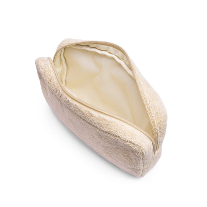 Avocado Zinc - Terry Towelling Pouch - Latte