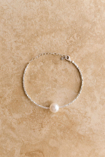 Indigo &amp; Wolfe - Aloha Silver &amp; Pearl Bracelet