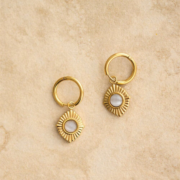 Adriana Boheme Goddess Gold Earrings
