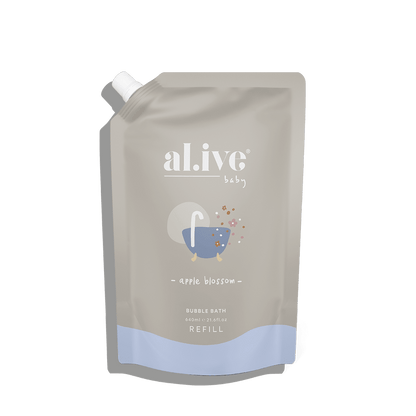 Al.ive Body Bubble Bath Refill 640ml - Apple Blossom